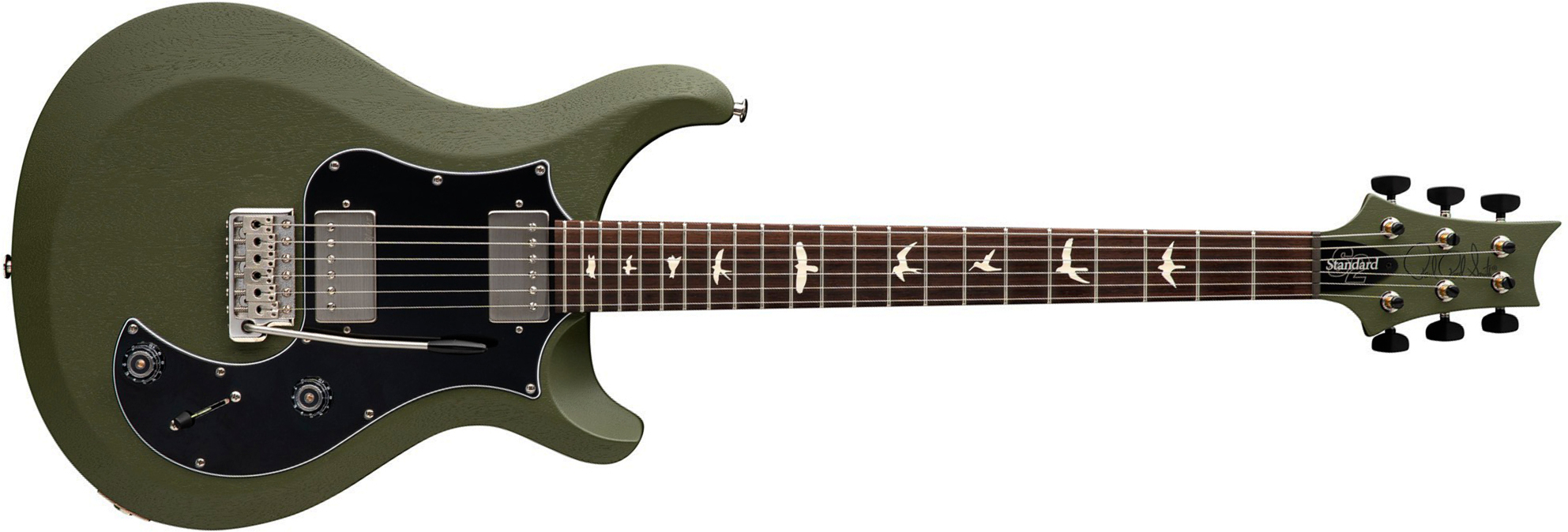 Prs Standard 22 S2 Usa 2h Trem Rw - Matcha Green Satin - Double cut electric guitar - Main picture