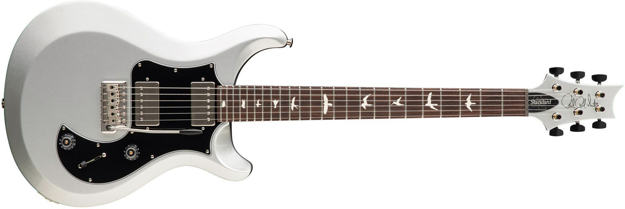 Prs Standard 24 S2 Usa 2h Trem Rw - Platinum Metallic - Double cut electric guitar - Main picture