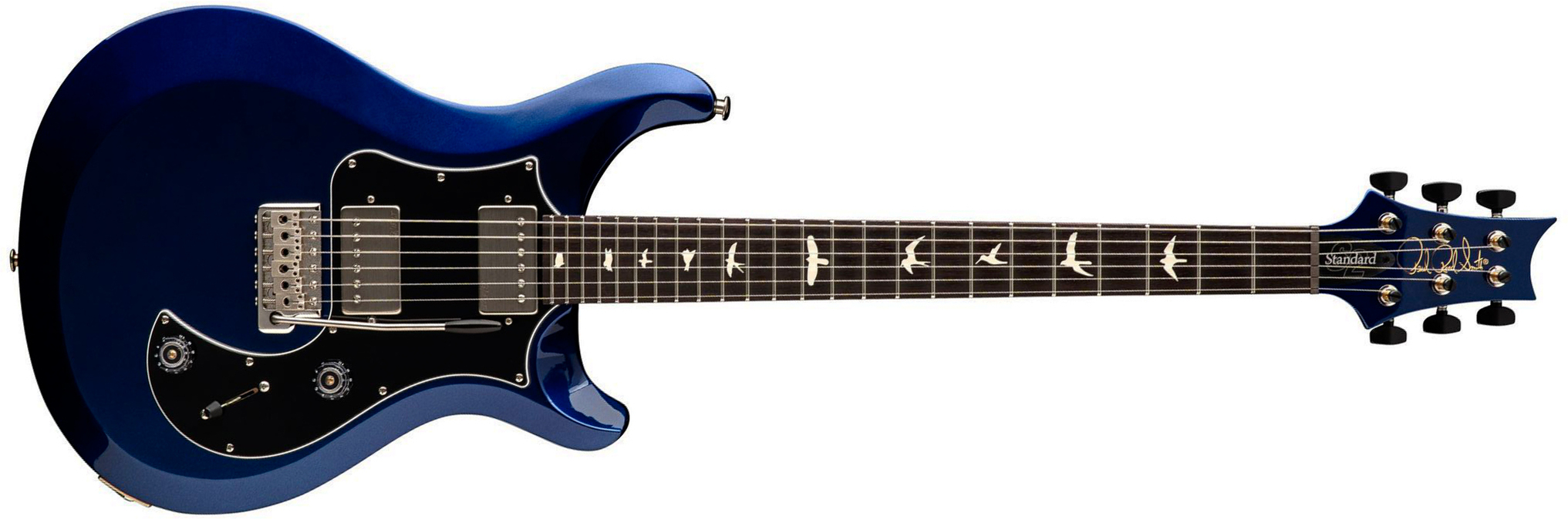 Prs Standard 24 S2 Usa 2h Trem Rw - Metallic Midnight Satin - Double cut electric guitar - Main picture