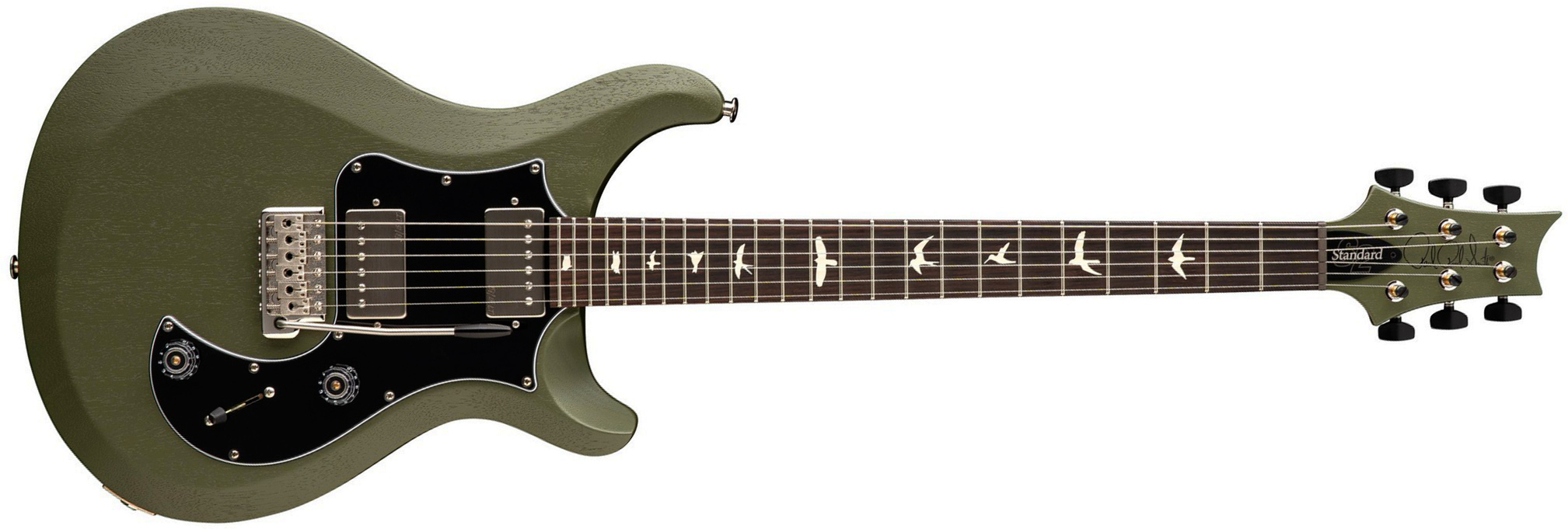 Prs Standard 24 S2 Usa 2h Trem Rw - Matcha Green Satin - Double cut electric guitar - Main picture