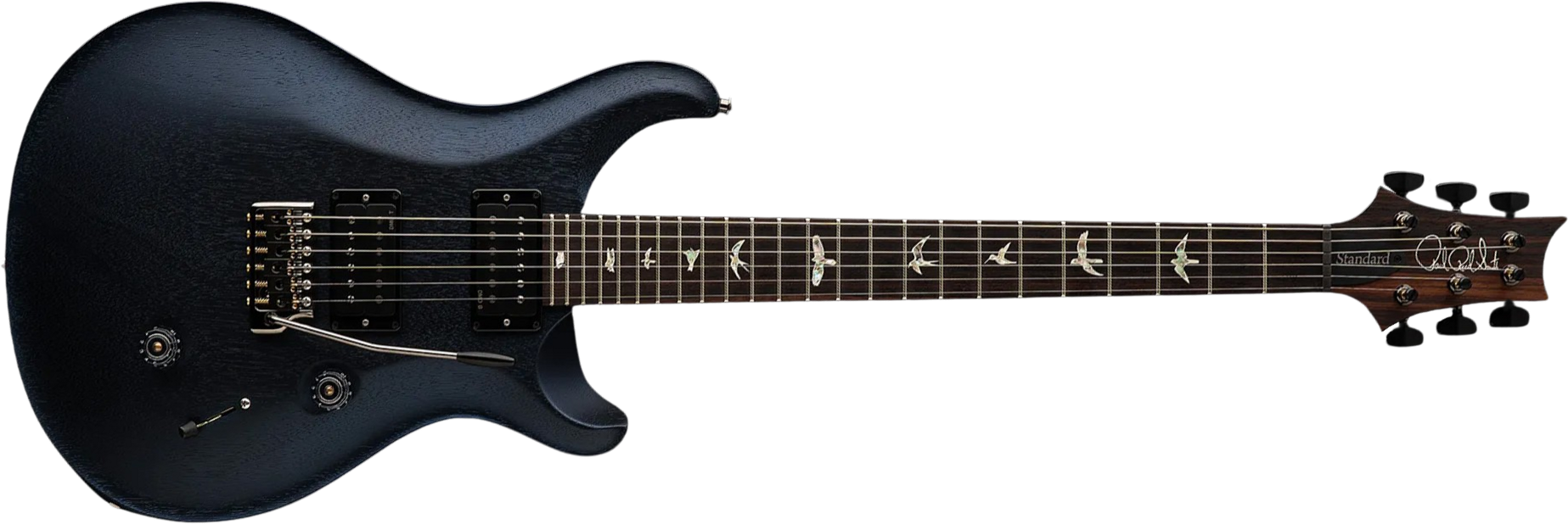 Prs Standard 24 Usa 2h Trem Rw - Pearl Black - Double cut electric guitar - Main picture