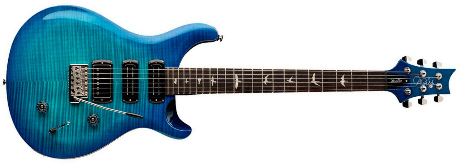 Prs Studio Se 1h 2mh Trem Rw - Lake Blue - Double cut electric guitar - Main picture