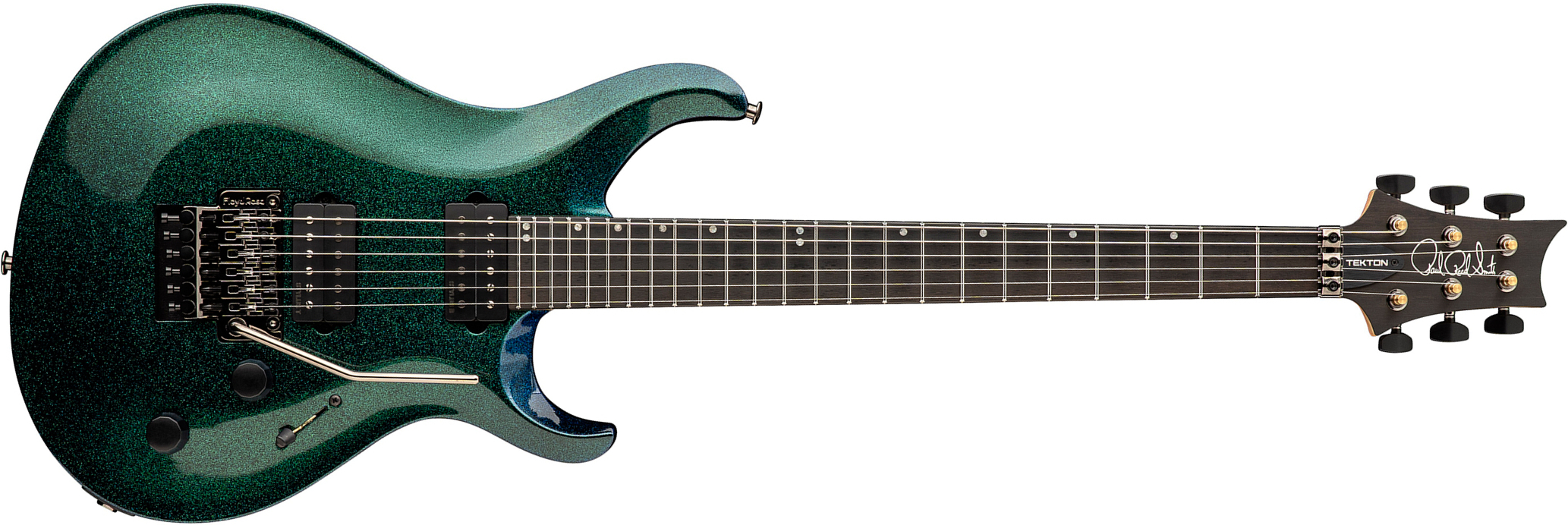 Prs Tekton Floyd Usa 2h Fr Eb - Multi-metal Flake - Double cut electric guitar - Main picture