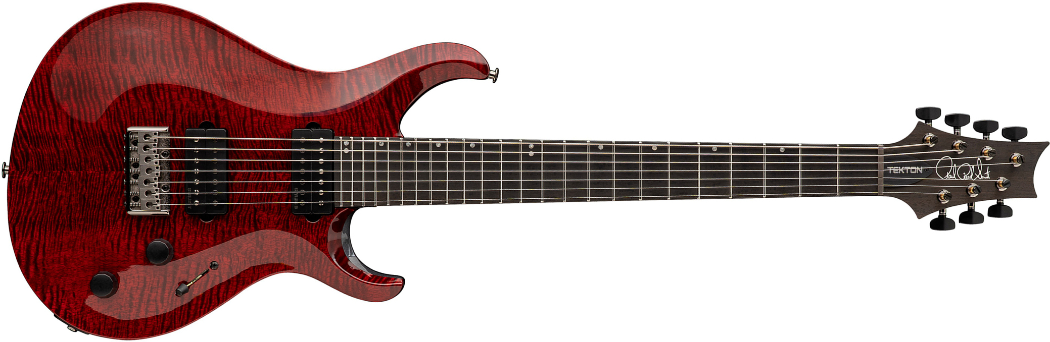 Prs Tekton Svn Usa 7c Baryton 2h Ht Eb - Bloodstone Red - Baritone guitar - Main picture