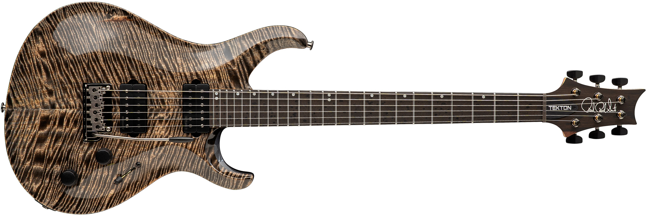 Prs Tekton T Usa 2h Trem Eb - Black Tourmaline - Double cut electric guitar - Main picture