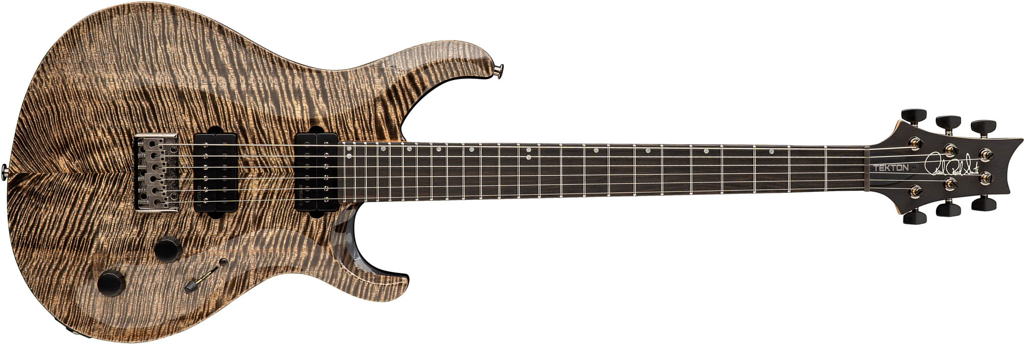 Prs Tekton Usa 2h Ht Eb - Black Tourmaline - Double cut electric guitar - Main picture