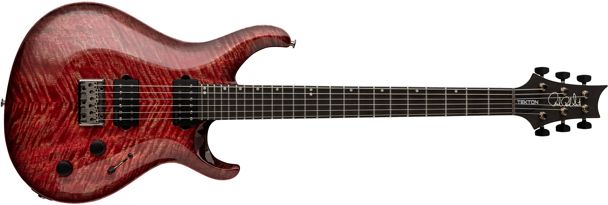 Prs Tekton Usa 2h Ht Eb - Fuschia Aura - Double cut electric guitar - Main picture