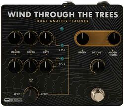 Modulation, chorus, flanger, phaser & tremolo effect pedal Prs Wind Through The Trees Dual Flanger