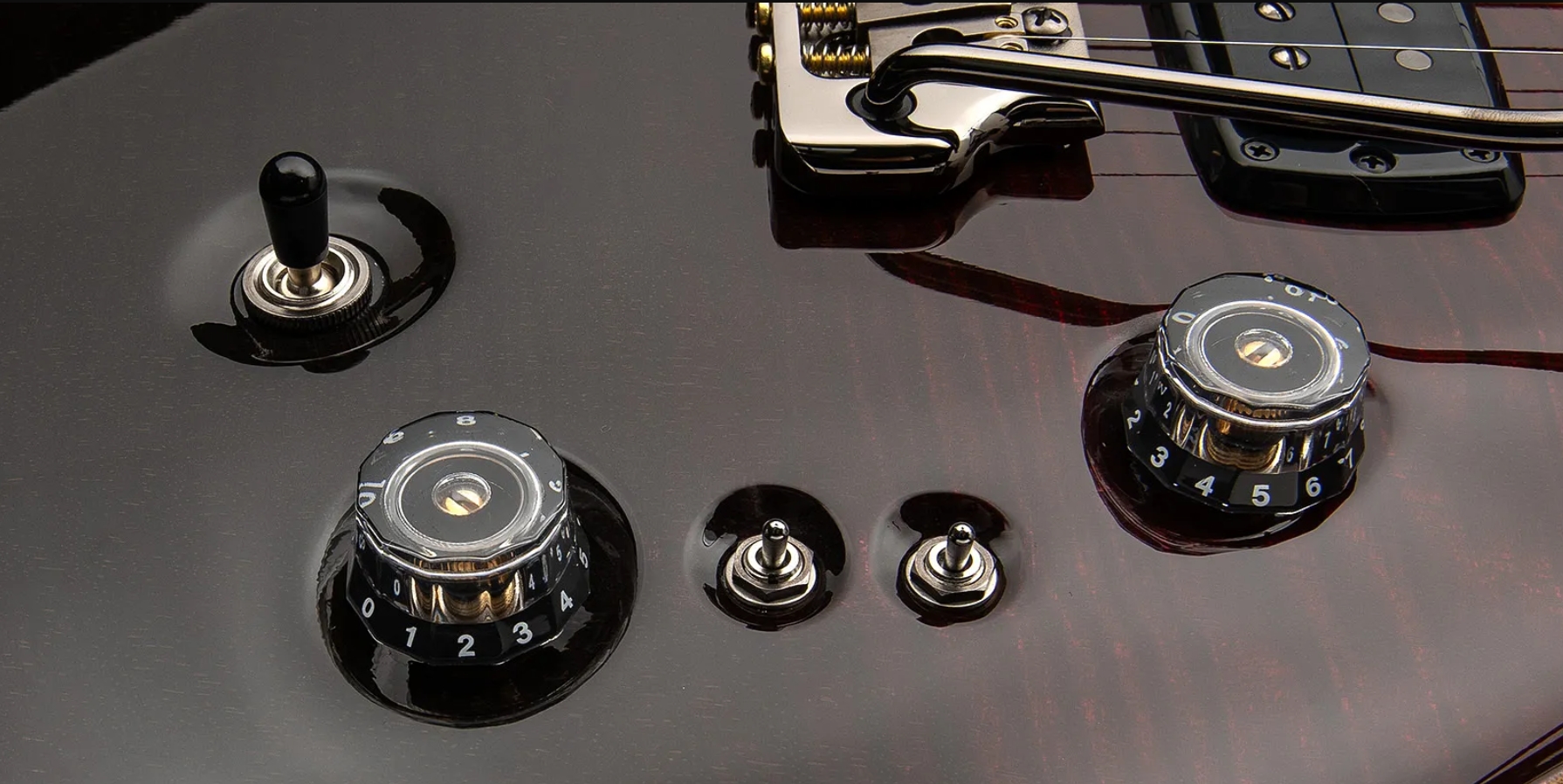 Prs Custom 24-08 Mango Top Ltd Usa 2h Trem Rw - Fire Red Gray/black Fade - Double cut electric guitar - Variation 2