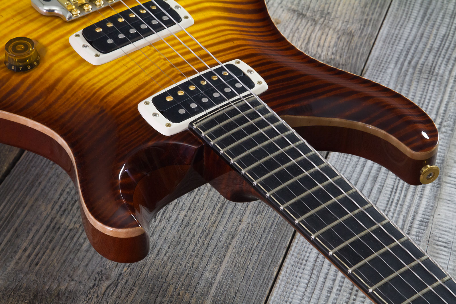 Prs Custom 24-08 Private Stock Hand-signed Usa 2h Trem Rw #0385255 - Mccarty Glow - Double cut electric guitar - Variation 4