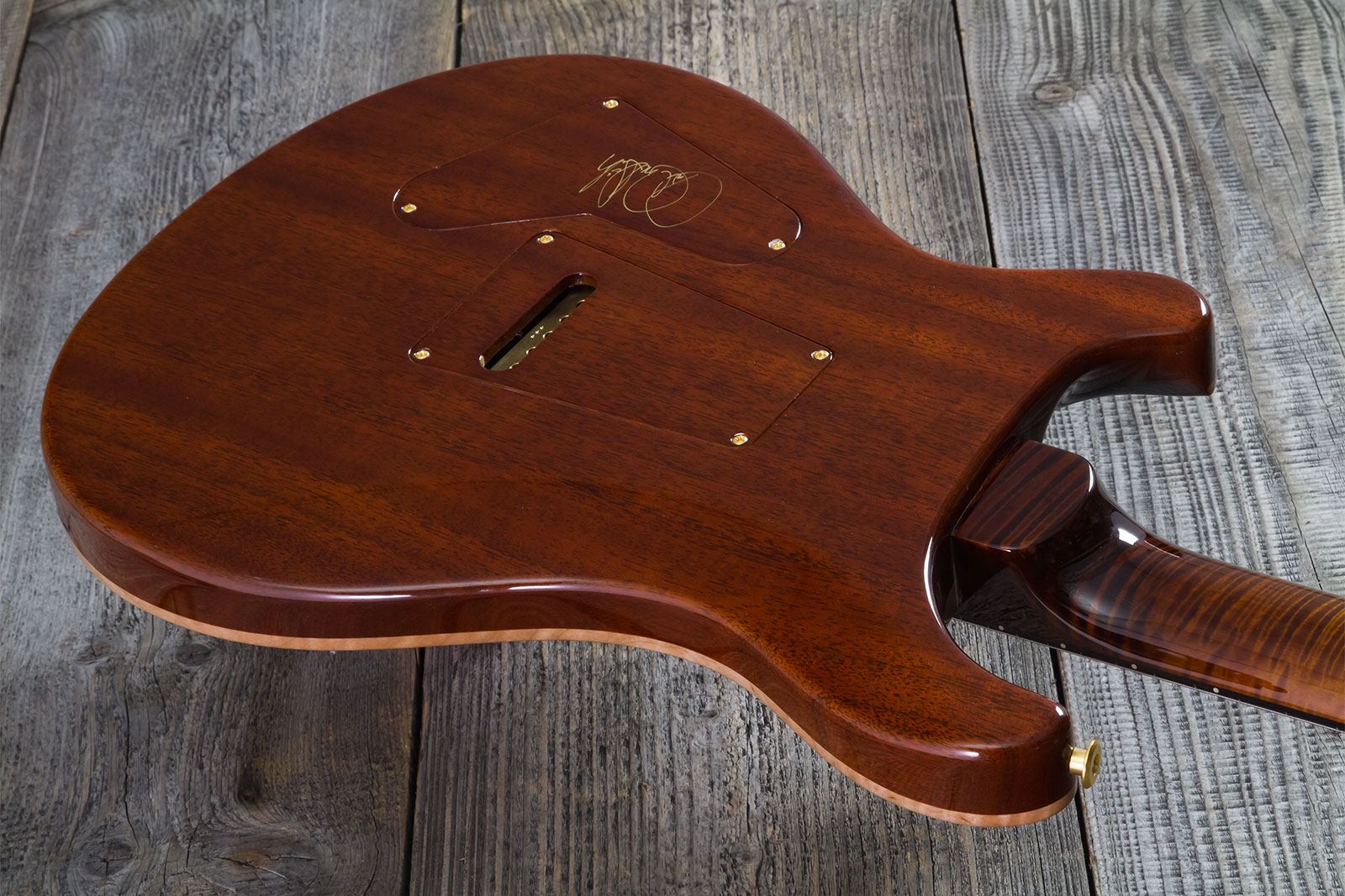 Prs Custom 24-08 Private Stock Hand-signed Usa 2h Trem Rw #0385255 - Mccarty Glow - Double cut electric guitar - Variation 7