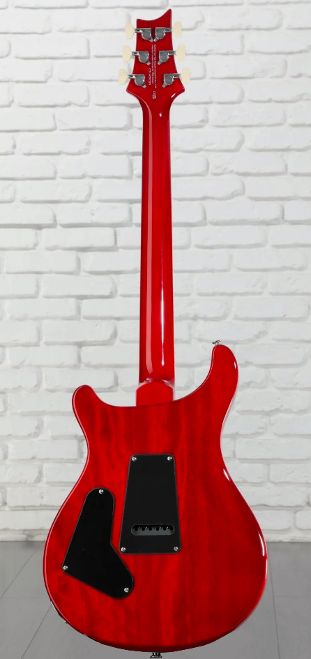 Prs Custom 24-08 Quilt Se (wing Tuners) 2h Trem Rw - Charcoal Cherry Burst - Double cut electric guitar - Variation 1