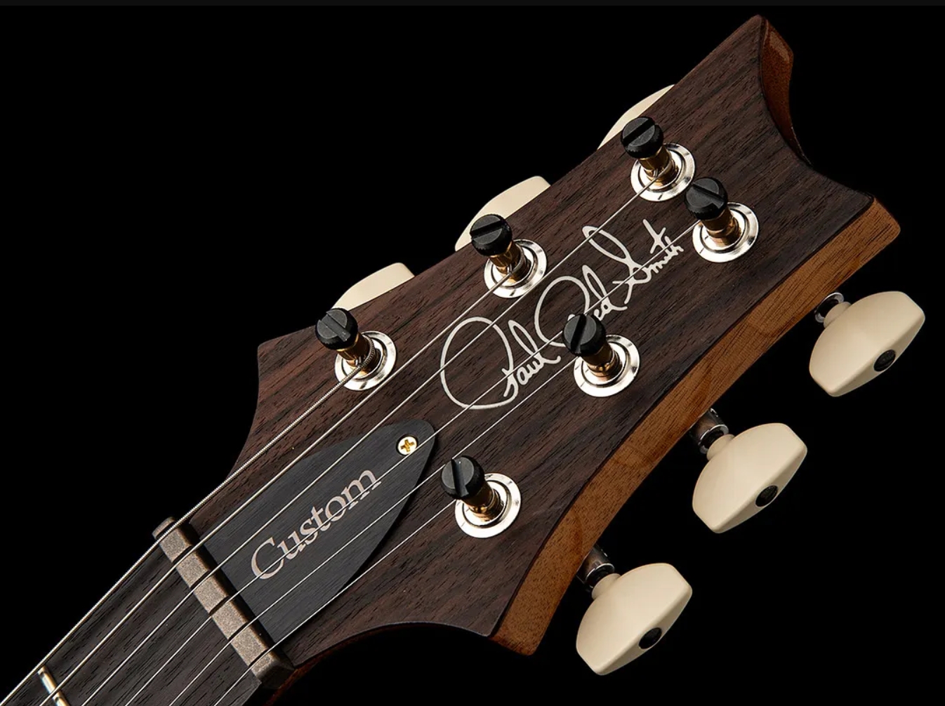 Prs Custom 24-08 Usa 2h Tci Trem Rw - Antique White Top - Double cut electric guitar - Variation 3