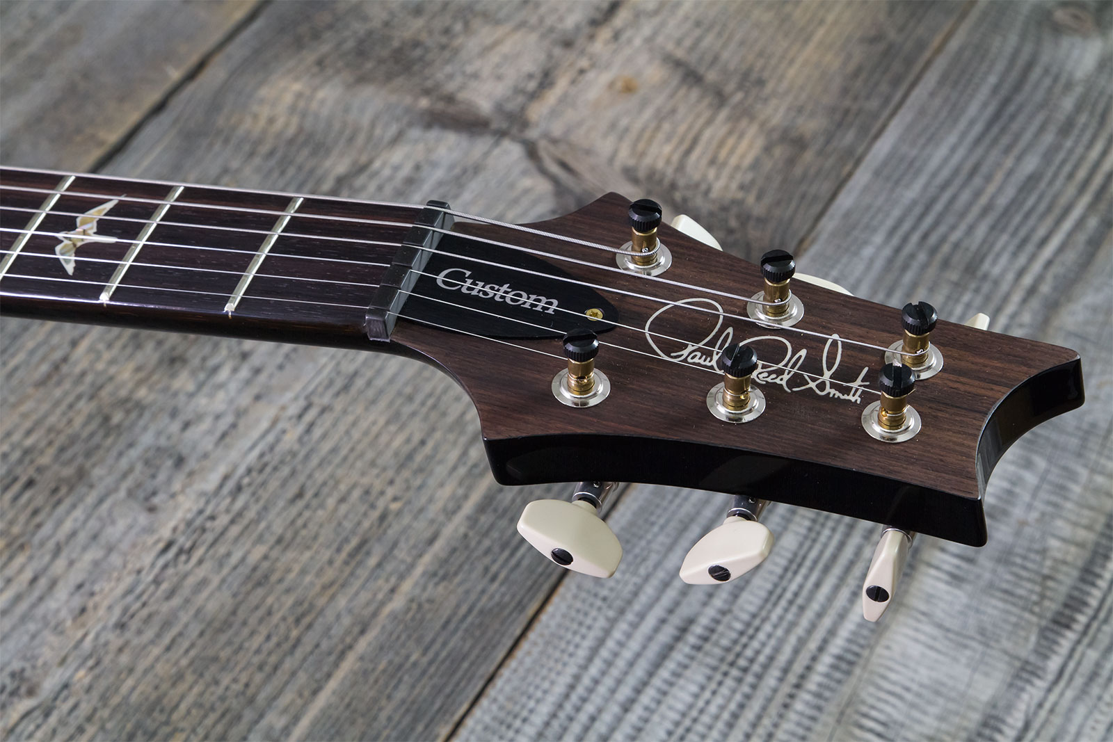 Prs Custom 24 10 Top Hand-signed Usa 2h Trem Rw #0383878 - Purple Mist - Double cut electric guitar - Variation 6