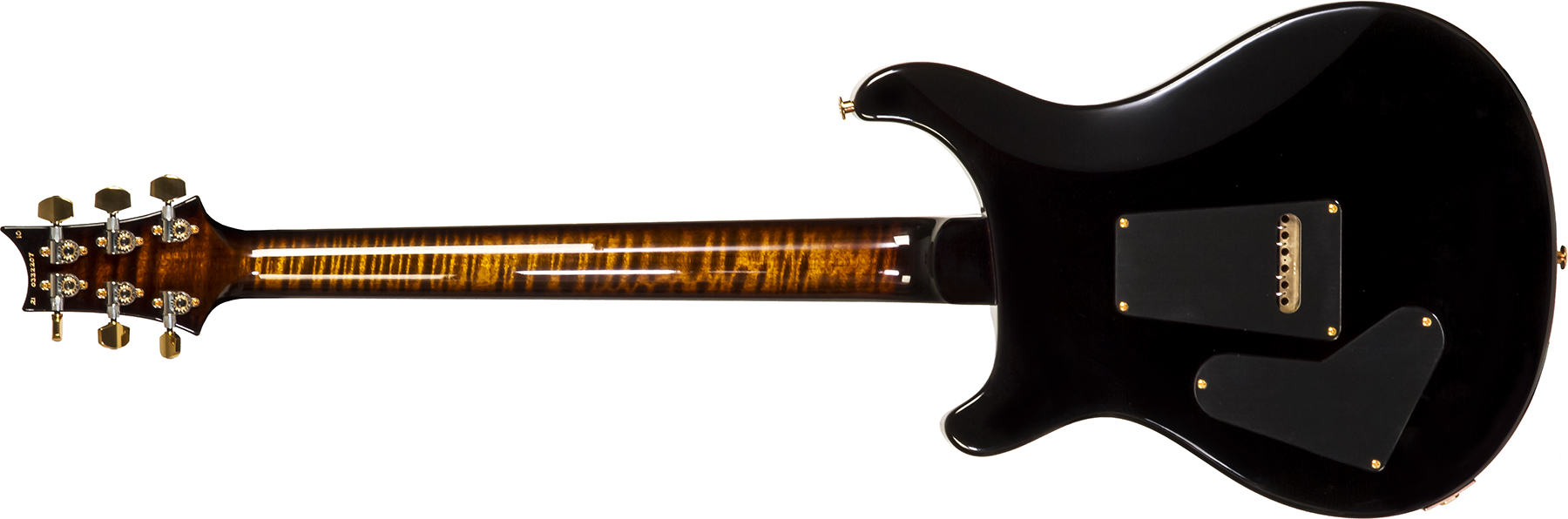 Prs Custom 24 10 Top Usa 2h Trem Rw #21-0332207 - Black Gold Burst - Double cut electric guitar - Variation 1