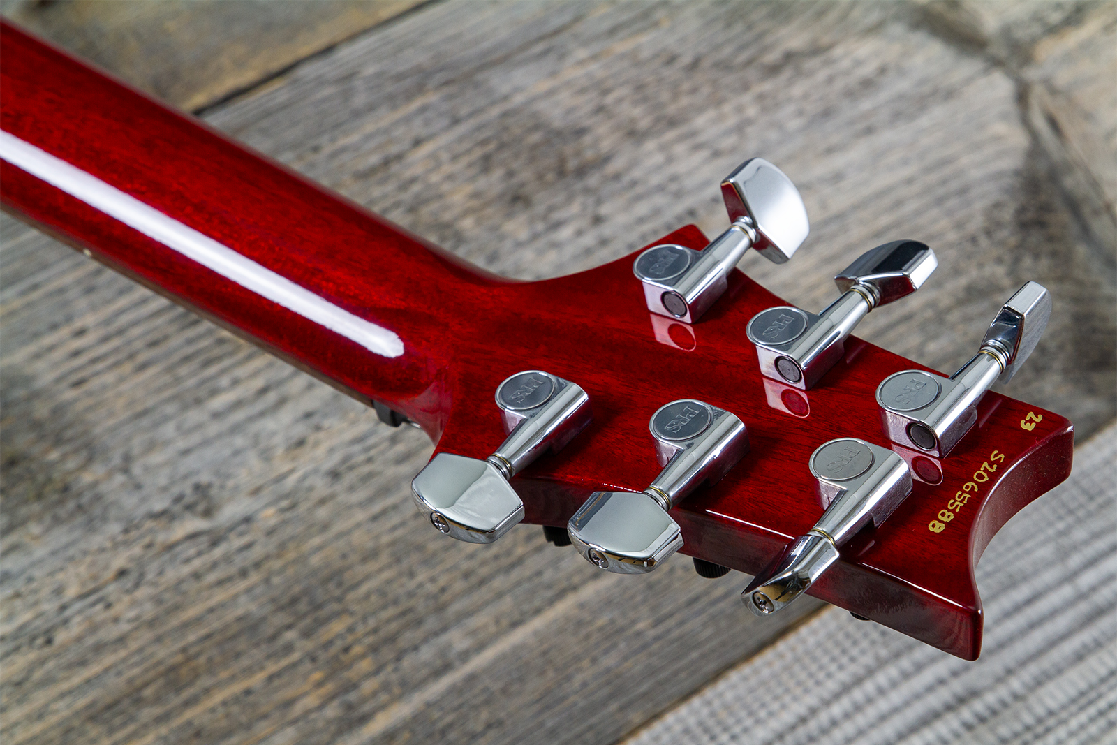 Prs Custom 24 10th Ann. S2 Ltd Usa 2h 85/15 Ht Rw - Bonni Pink Cherry Burst - Double cut electric guitar - Variation 10