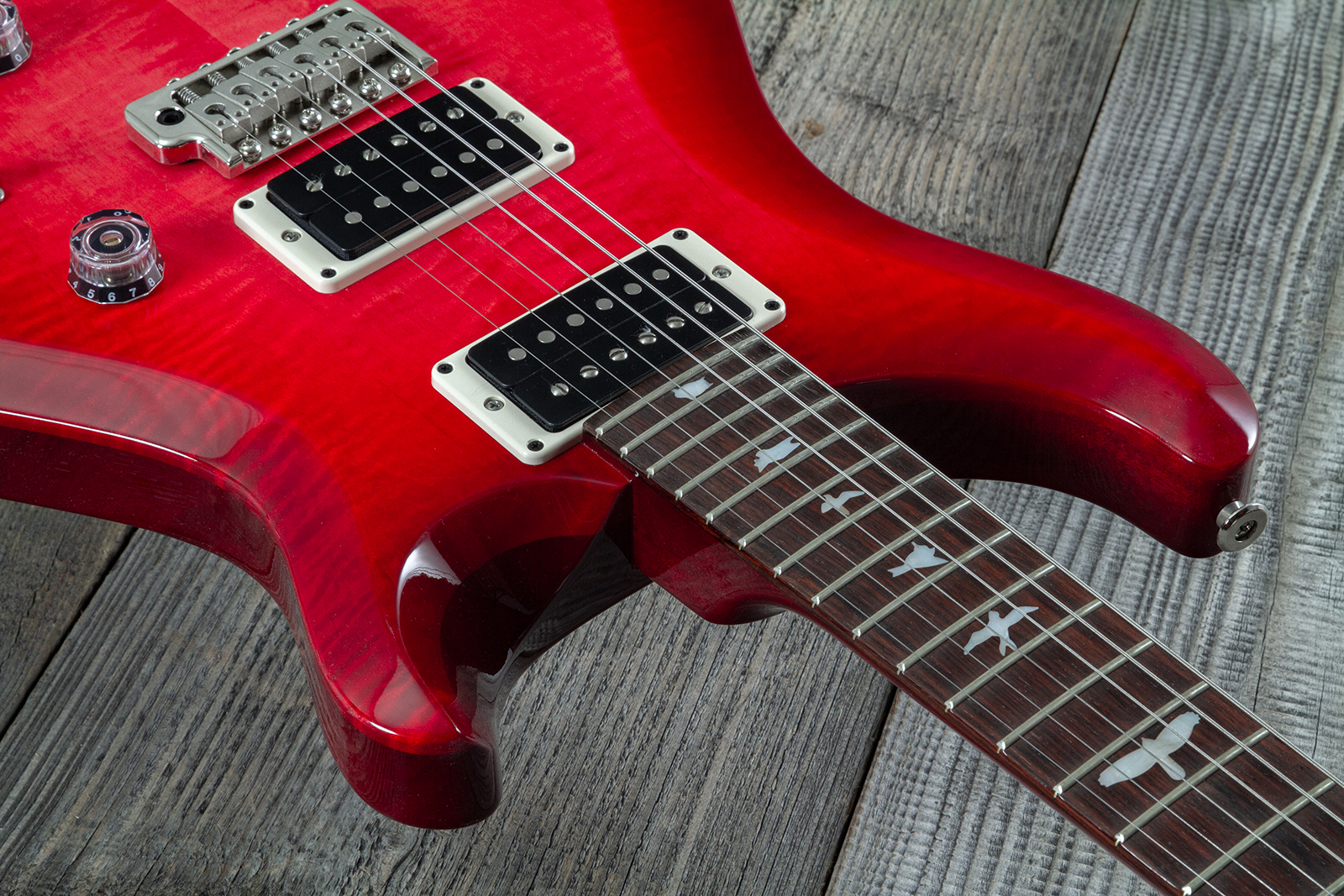 Prs Custom 24 10th Ann. S2 Ltd Usa 2h 85/15 Ht Rw - Bonni Pink Cherry Burst - Double cut electric guitar - Variation 4