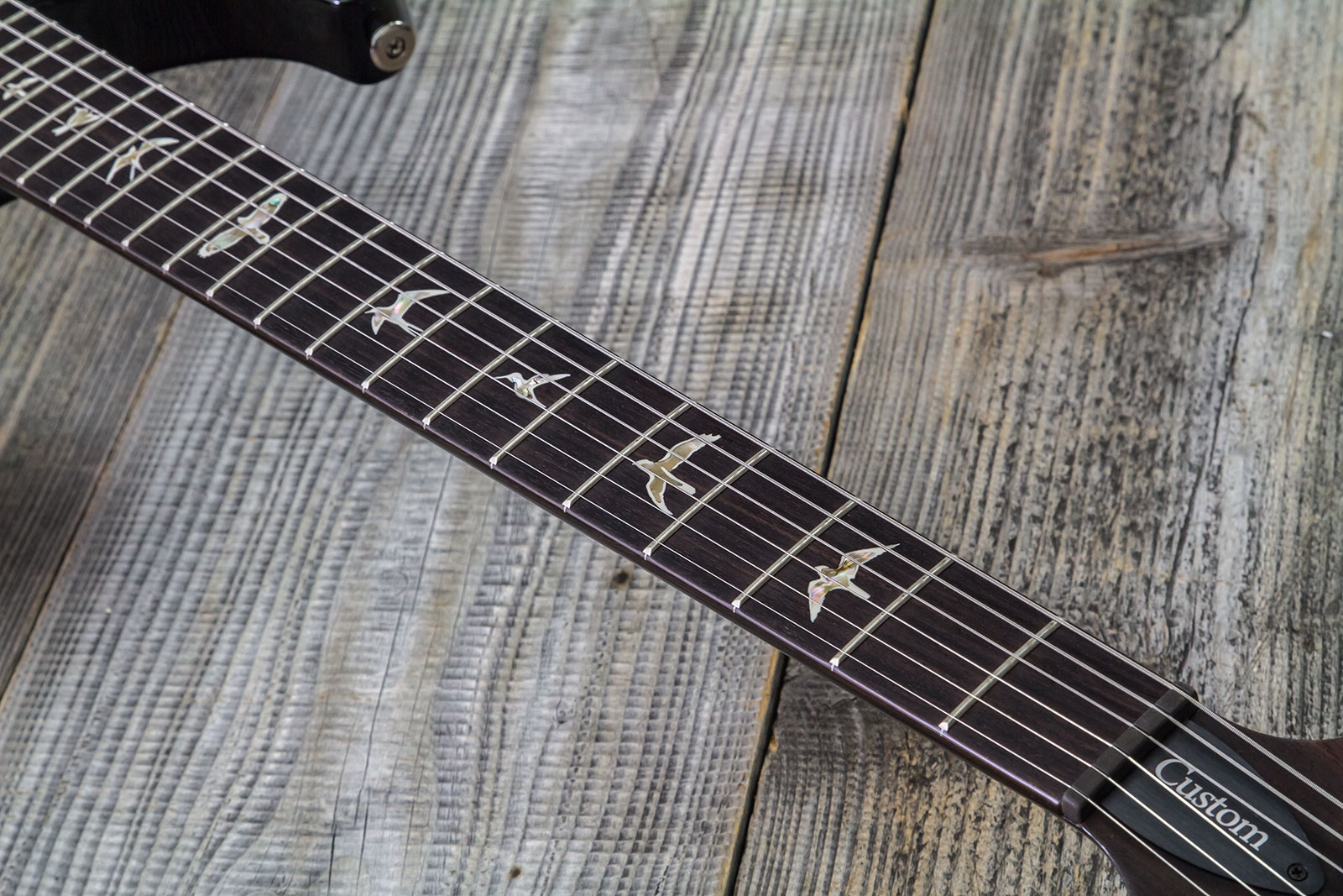 Prs Custom 24 Hand-signed Usa 2h Trem Rw #0400035 - Black Gold Wraparound Burst - Double cut electric guitar - Variation 5