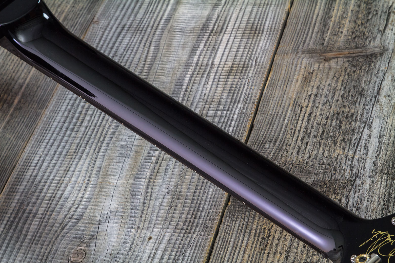 Prs Custom 24 Hand-signed Usa 2h Trem Rw #0400035 - Black Gold Wraparound Burst - Double cut electric guitar - Variation 8