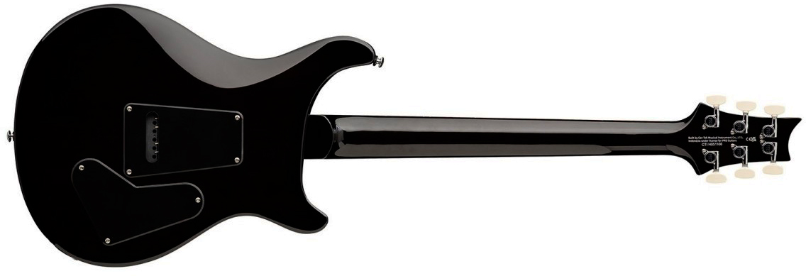 Prs Custom 24 Lh Se (wing Tuners) Gaucher 2h Trem Rw - Black Gold Sunburst - Left-handed electric guitar - Variation 1