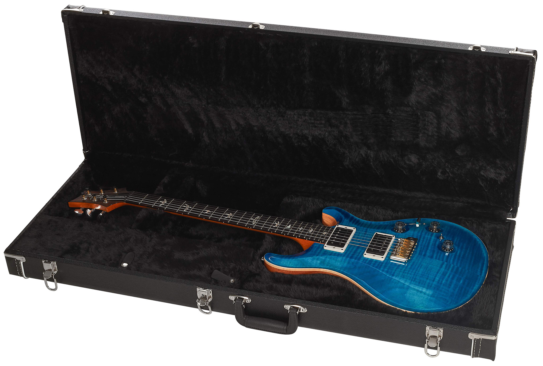 Prs Custom 24 Piezo Usa Hh Trem Rw - Aquamarine - Double cut electric guitar - Variation 5