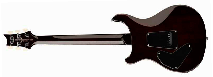 Prs Custom 24 Semi Hollow Piezo Se (wing Tuners) 2h Ht Rw - Orange Tiger Smokeburst - Semi-hollow electric guitar - Variation 1