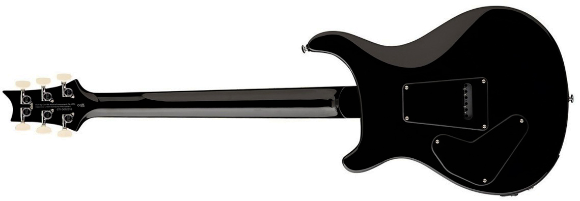 Prs Custom 24 Semi Hollow Piezo Se (wing Tuners) 2h Ht Rw - Charcoal Burst - Semi-hollow electric guitar - Variation 1