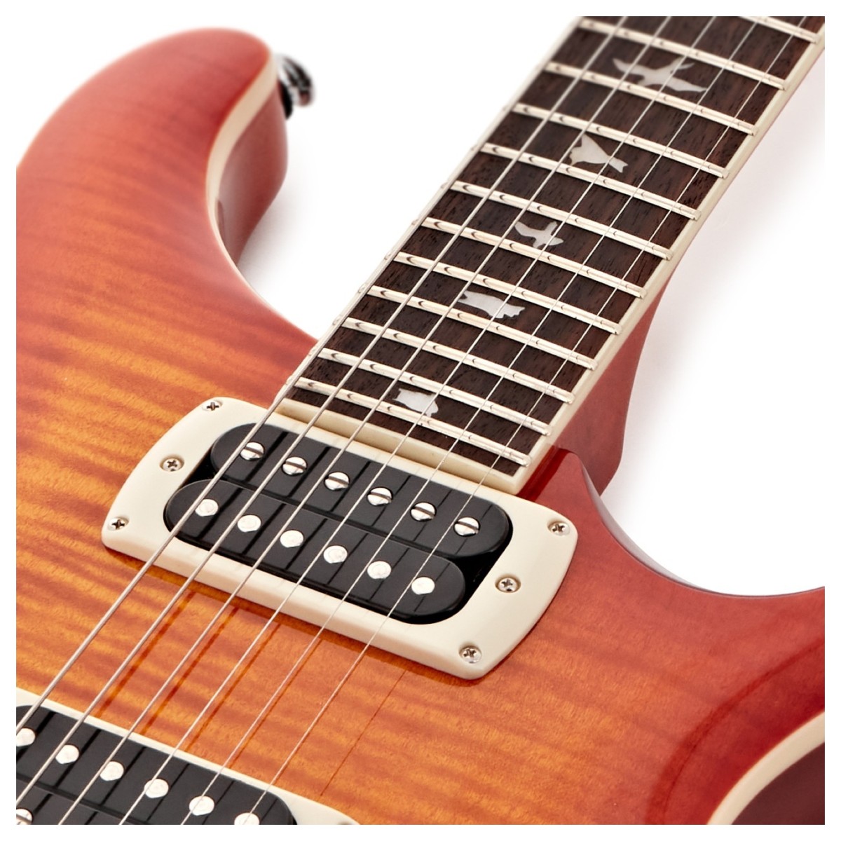 Prs Custom 24 Semi Hollow Piezo Se (wing Tuners) 2h Ht Rw - Vintage Sunburst - Semi-hollow electric guitar - Variation 3