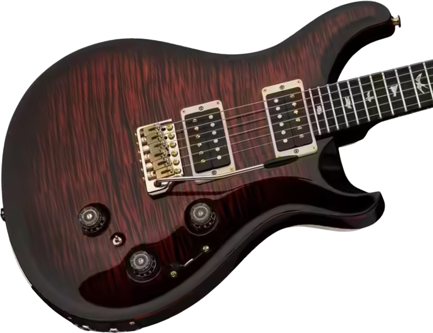 Prs Custom 24 Usa 2h 85/15 Trem Rw - Fire Smokeburst - Double cut electric guitar - Variation 2