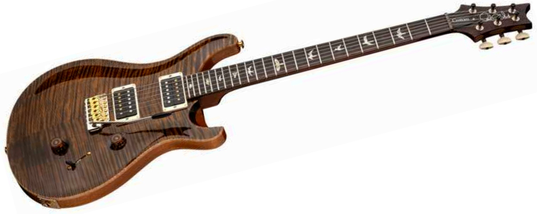 Prs Custom 24 Usa 2h Dmo Trem Rw - Tiger Eye - Double cut electric guitar - Variation 1