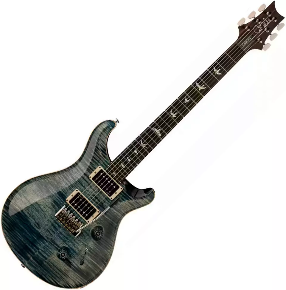 Prs USA Custom 24 (DMO Pickups) - faded whale blue Double cut