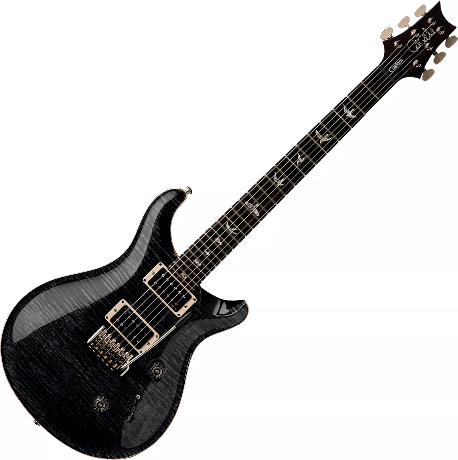 Prs USA Custom 24 (DMO Pickups) - gray black Double cut electric