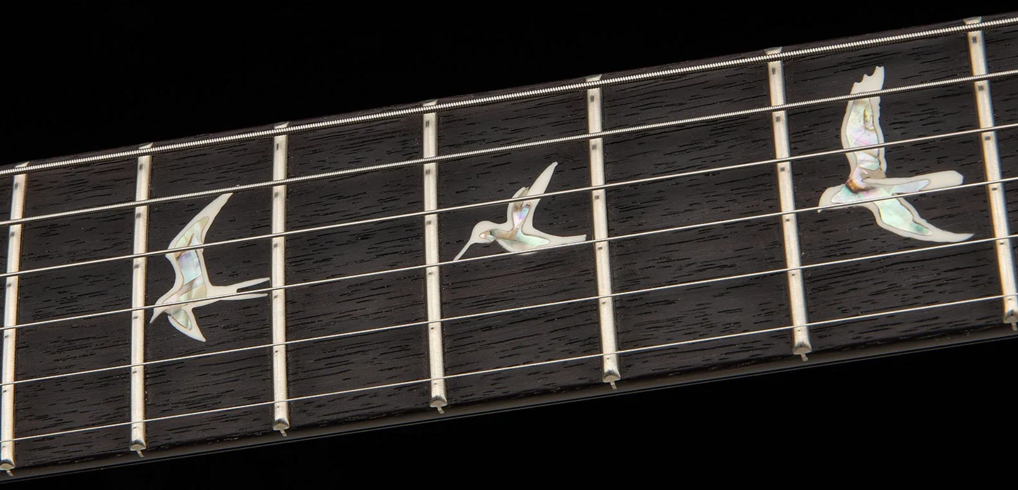 Prs Custom 24 Usa 2h Dmo Trem Rw - Antique White Top / Natural Back - Double cut electric guitar - Variation 3