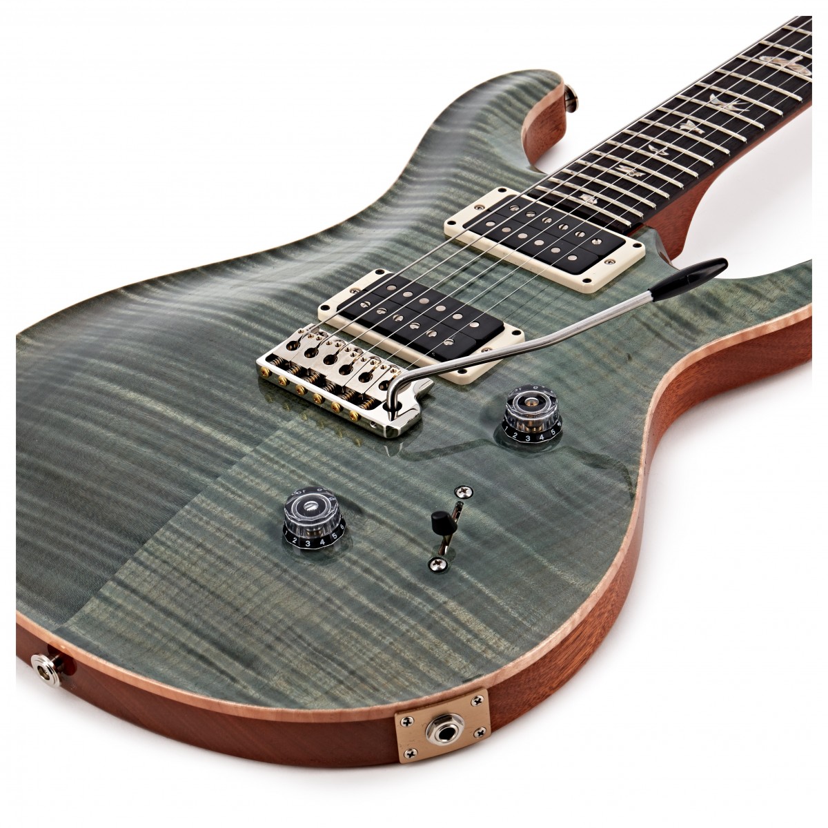 Prs Custom 24 Usa Hh Trem Rw - Trampas Green - Double cut electric guitar - Variation 3