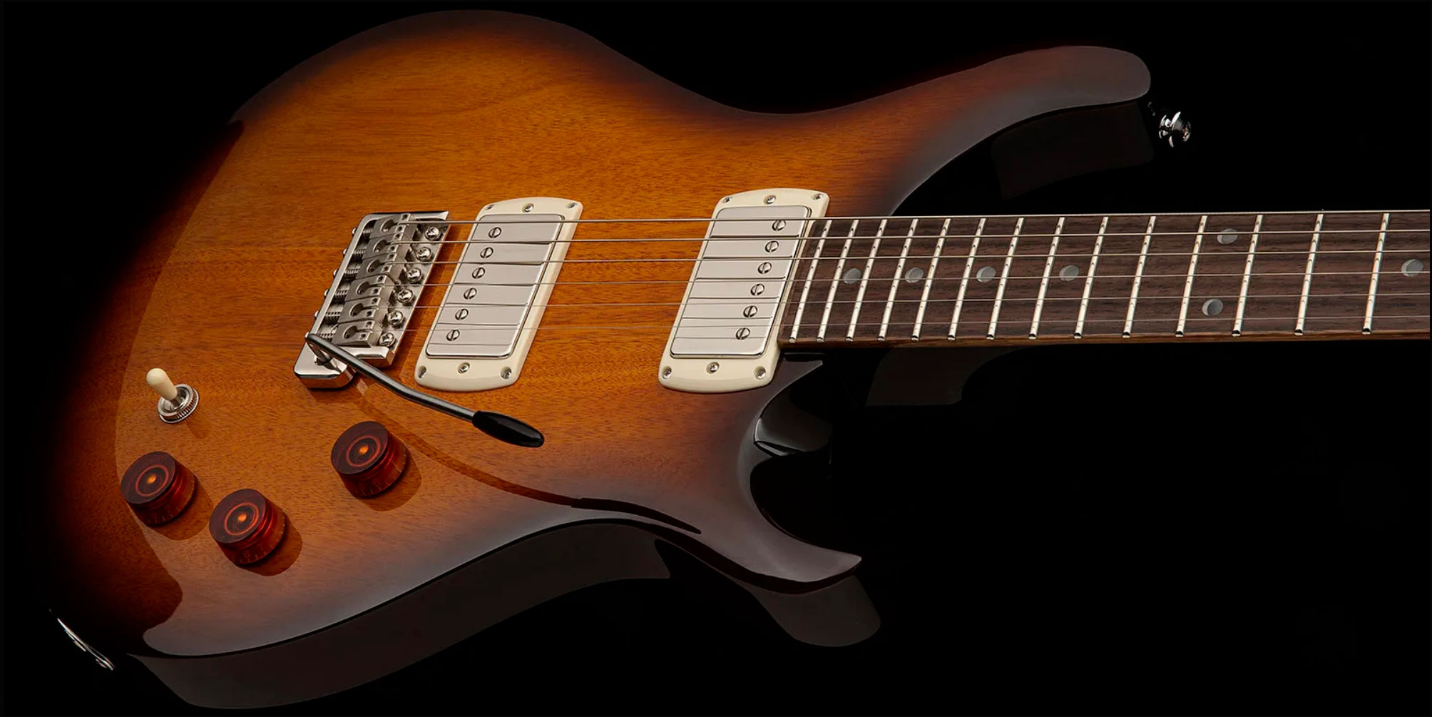 Prs David Grissom Dgt Se Signature 2h Trem Rw - Mccarty Tobacco Sunburst - Double cut electric guitar - Variation 1