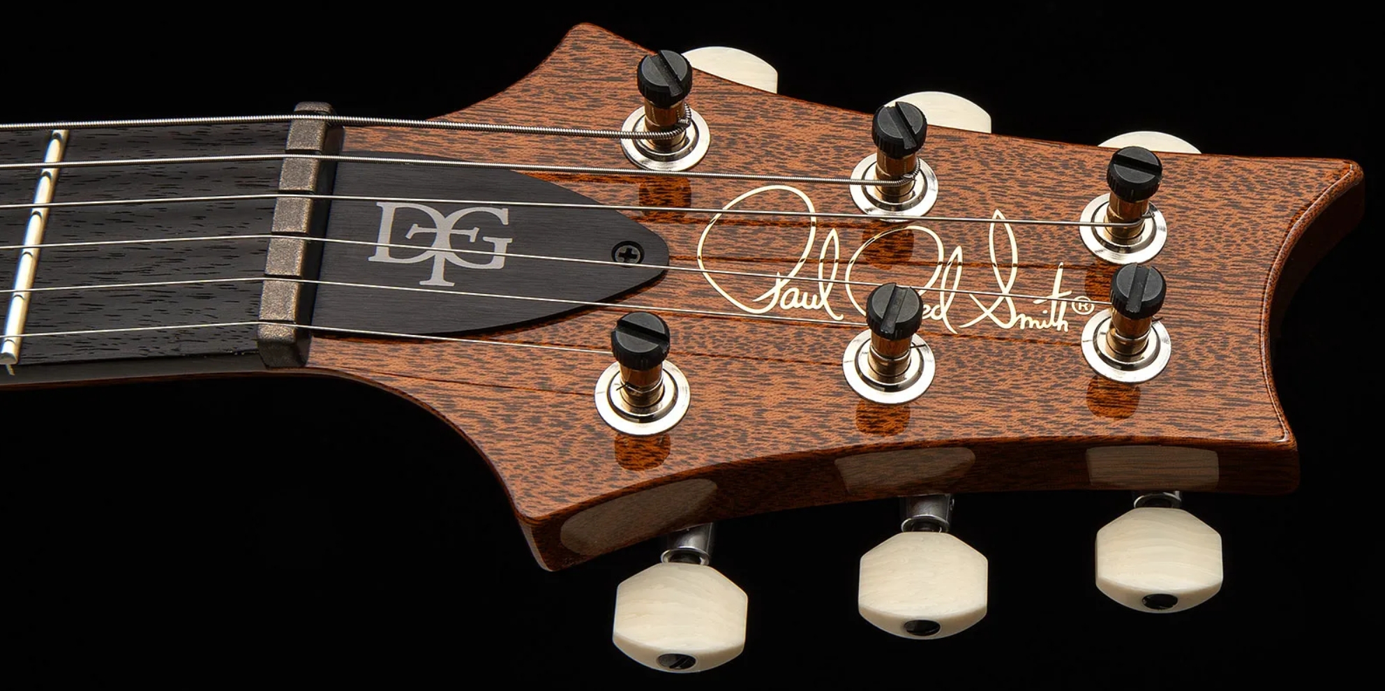 Prs David Grissom Dgt Usa Signature 2h Trem Rw - Tiger Eye - Double cut electric guitar - Variation 5