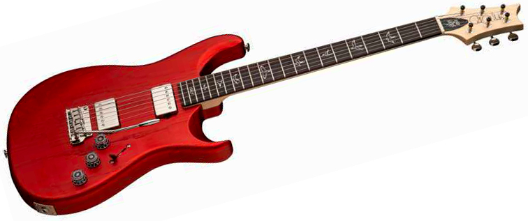 Prs Fiore Hh Satin Bolt-on Usa 2h Trem Rw - Red Apple Metallic - Double cut electric guitar - Variation 1