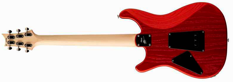 Prs Fiore Hh Satin Bolt-on Usa 2h Trem Rw - Red Apple Metallic - Double cut electric guitar - Variation 2