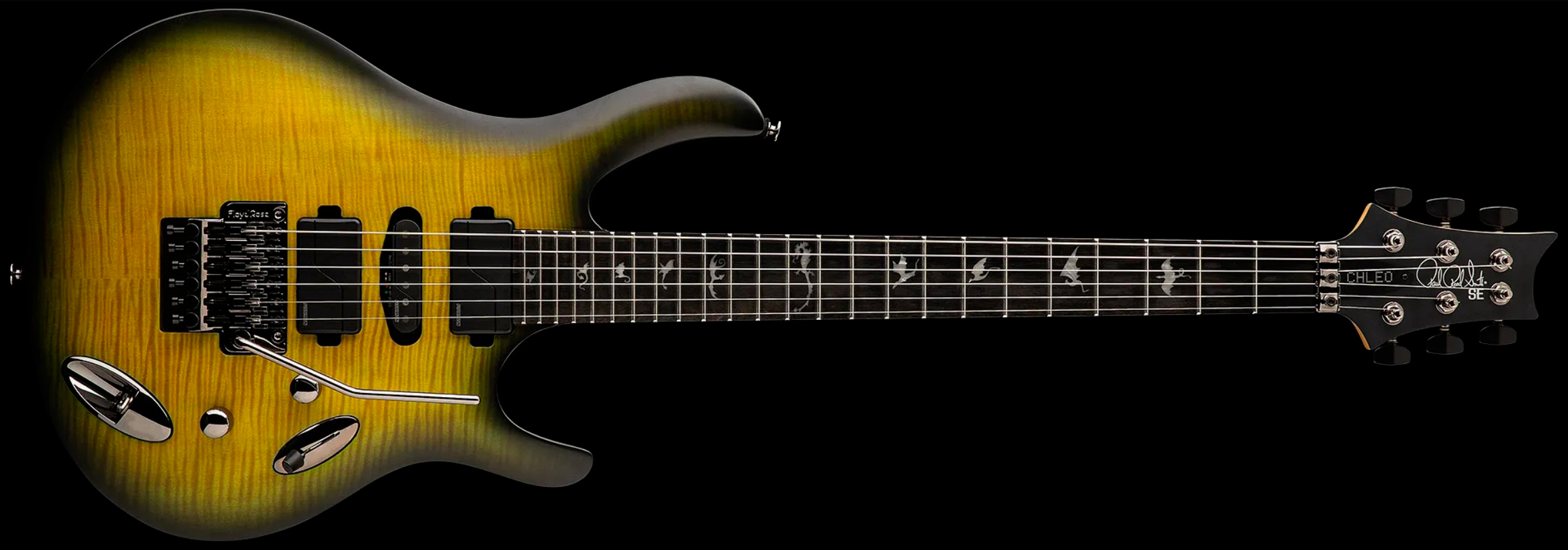 Prs Herman Li Chleo Se Signature Hsh Fishman Fluence Fr Eb - Mantis Burst - Metal electric guitar - Variation 2