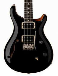 Semi-hollow electric guitar Prs USA Bolt-On CE 24 Semi-Hollow - Black top w/ natural back