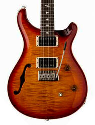 Semi-hollow electric guitar Prs USA Bolt-On CE 24 Semi-Hollow - dark cherry sunburst