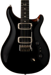 Double cut electric guitar Prs USA Custom 24-08 (TCI Pickups) - Black top / natural back