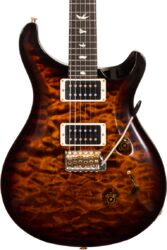 Solid body electric guitar Prs USA Custom 24 10 Top #21-0332207 - Black gold burst