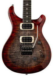 Double cut electric guitar Prs SE Custom 24 Floyd (Wing Tuners) - Charcoal cherry burst