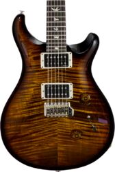 Double cut electric guitar Prs USA Custom 24 Hand-Signed #0400035 - Black gold wraparound burst