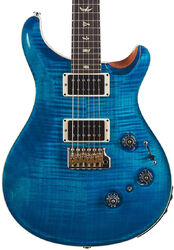 Double cut electric guitar Prs USA Custom 24 Piezo - Aquamarine