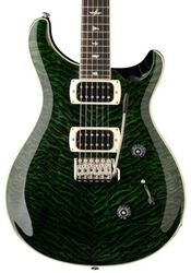 Double cut electric guitar Prs SE Custom 24 Quilt (Wing Tuners) - Teal Black
