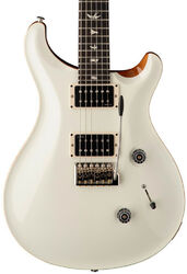 Double cut electric guitar Prs USA Custom 24 (DMO Pickups) - Antique White Top / Natural Back