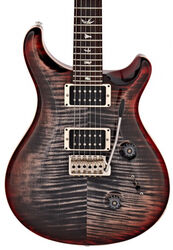 Double cut electric guitar Prs USA Custom 24 - Charcoal cherry burst