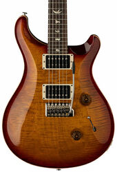 Double cut electric guitar Prs USA Custom 24 - Dark cherry sunburst